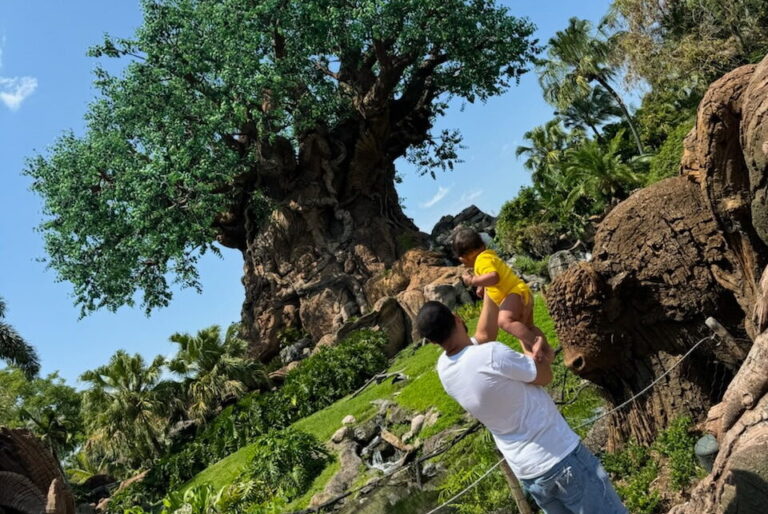 Julius Visit 'Tree of Life' at Disney